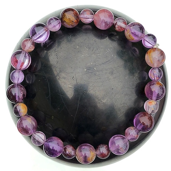 NEW! Genuine Cacoxenite Gemstone Bracelet! - Picture 2 of 3